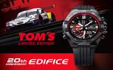 CASIO卡西欧EDIFICE携手日本顶级车队TOM`S推出纪念款腕表