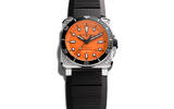 BELL & ROSS柏莱士推出橙色表盘BR 03-92 DIVER ORANGE腕表