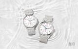 NOMOS新发布两款Aqua全新白色面盘腕表564 (Ahoi) 和744 (Club)