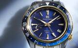 Grand Seiko 推出 Spring Drive GMT SBGE248 腕表：黄金表圈+蓝色表盘