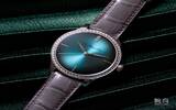 简约精钢表壳，纯净璀璨钻石：H. MOSER & CIE.亨利慕时荣推勇创者大三针DIAMONDS PURITY腕表